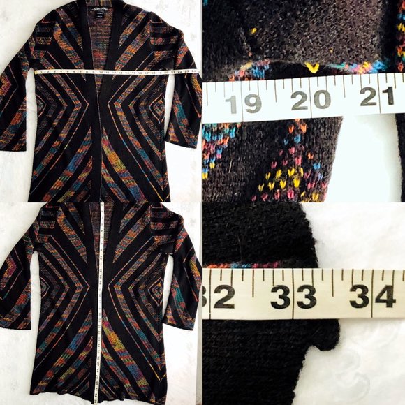 United States Sweater Multi Color Cardigan - Picture 6 of 8